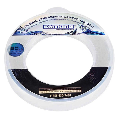 KastKing DuraBlend White Monofilament Wire Super Strong Nylon Fishing Line 20LB-200LB with Low Stretch and Memory 110M/120Yds - Nex Fisher Hub