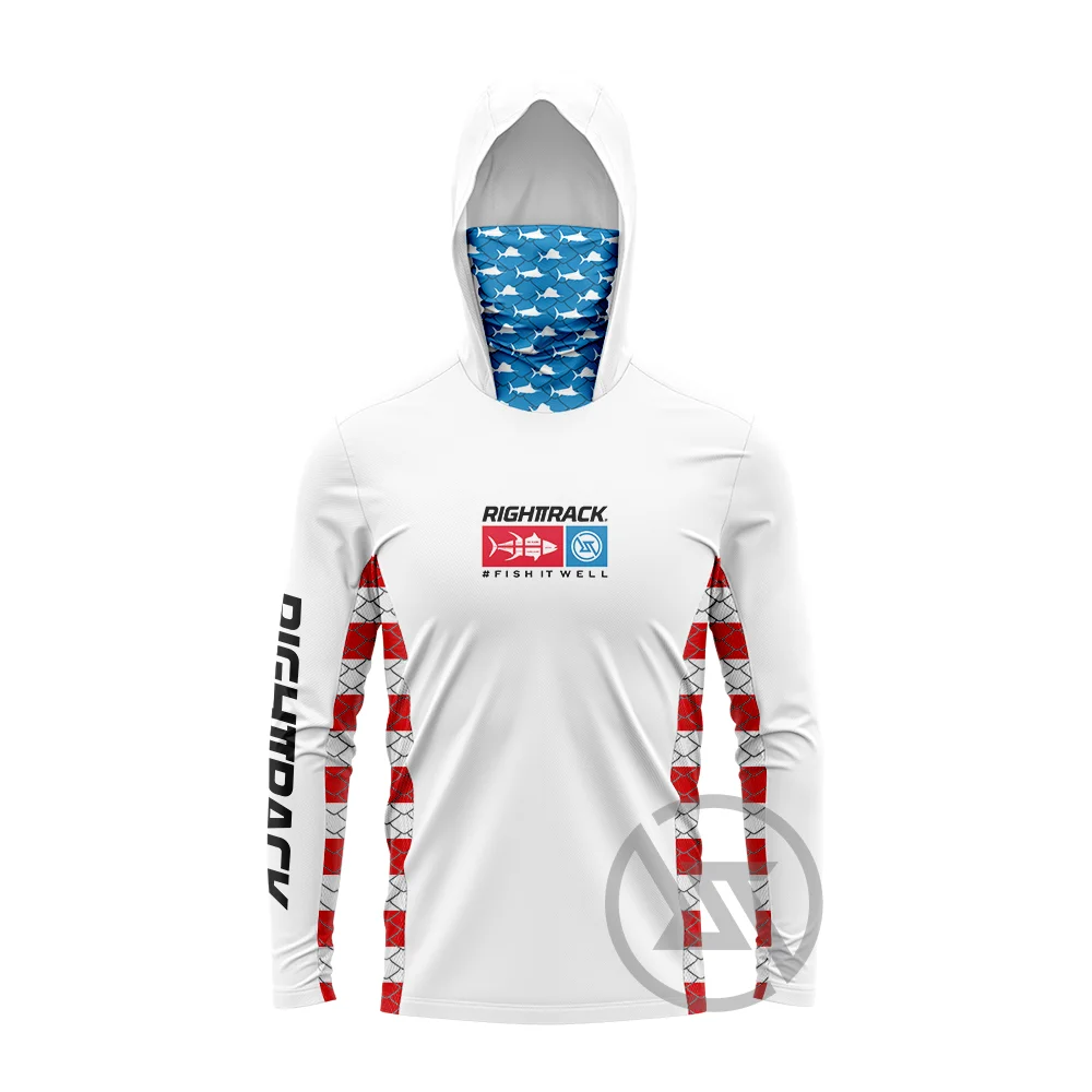 RightTrack Mask Fishing Hoodies: Ultimate Sun Protection for Anglers UPF50+