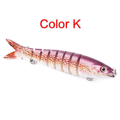 1PCS Multi-section Minnow Fishing Lure 13.5cm 19g Artificial Hard Bait Swimbait Lifelike Wobbler Crankbait Pesca Fishing Tackle - Nex Fisher Hub