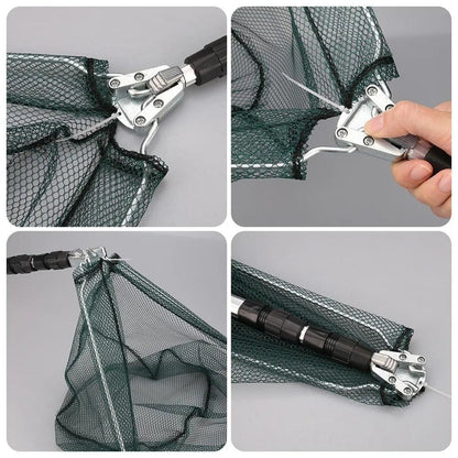 Telescopic Foldable or Telescopic Fishing Net