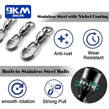 9KM DWLIFE Ball Bearing Swivel Snap