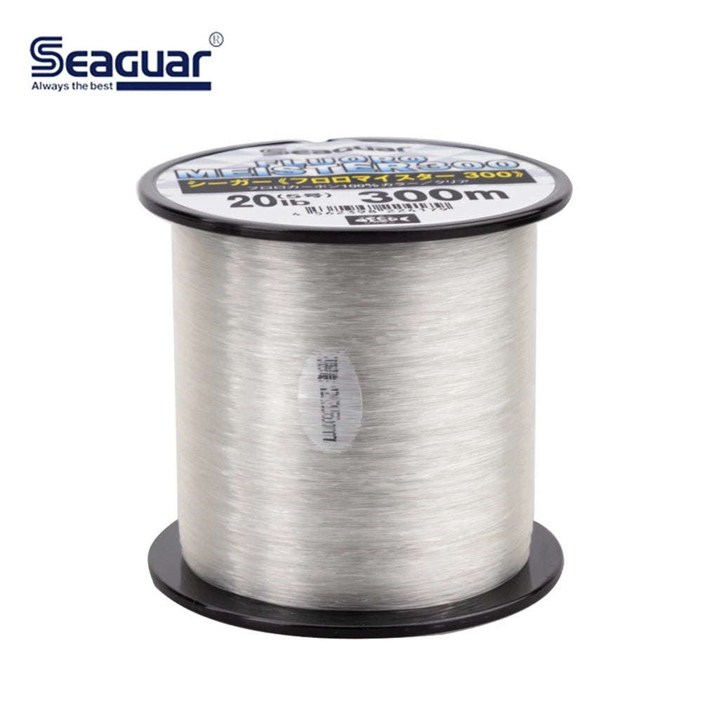 Original Seaguar 2023 NEW FLUORO MEISTER 300 CARBON Fishing Line Made in  Japan 300M 3LB-20LB transparent Invisible fishing line