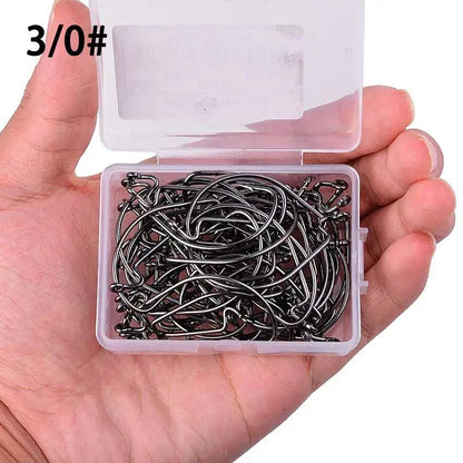 10pcs/ Box Fishing hook Offset Crank Hook