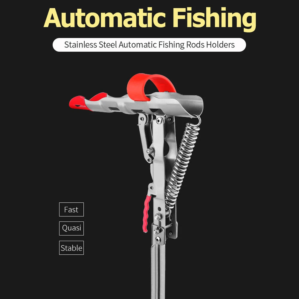 Automatic Fishing Rod Stand - Never Miss a Bite