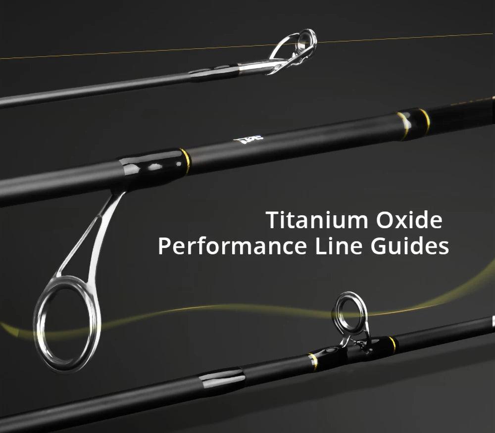 KastKing Valiant Eagle Passage Rod with titanium oxide performance line guides.