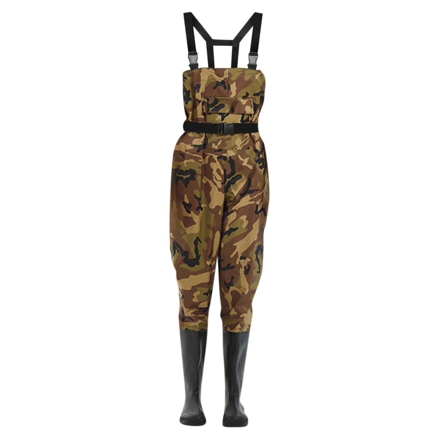 Unisex Waterproof Fishing Waders - Durable Nylon Construction