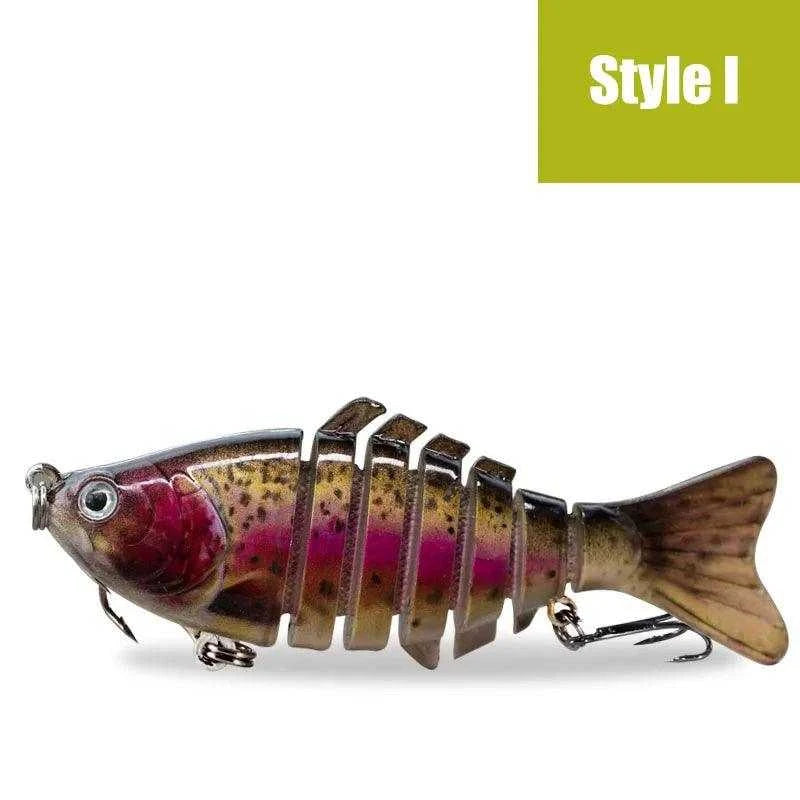 AUKUMA JIESHOU7S 7-Joint Masterpiece Swimbait with lifelike design and captivating S-shaped action.