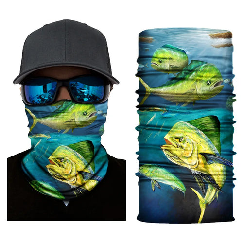 YIQISTART Fish Animal Design Neck Gaiter: Your Fishing Essential Scarf