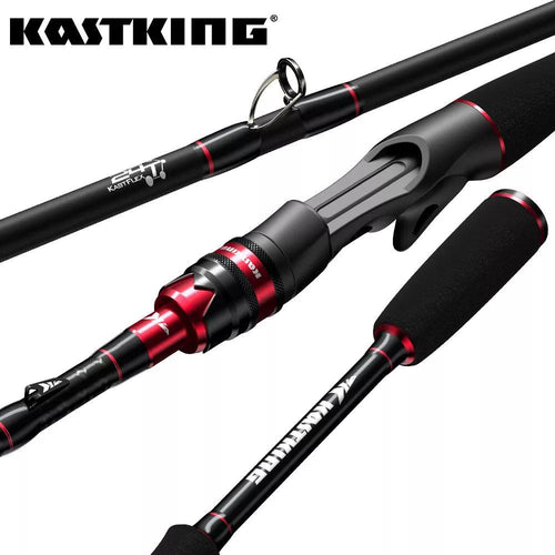 KastKing Max Steel Spinning Casting Fishing Rod for Bass Pike Fishing