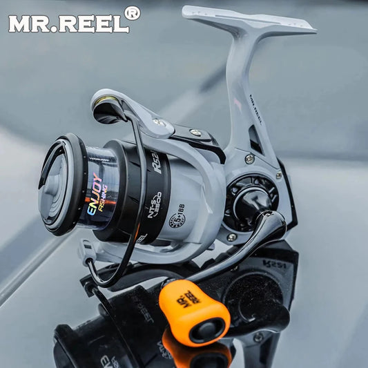 MR.REEL Spinning Reel 5.2:1 Gear Ratio - 5+1BB - Powerful Saltwater & Freshwater Fishing Reel