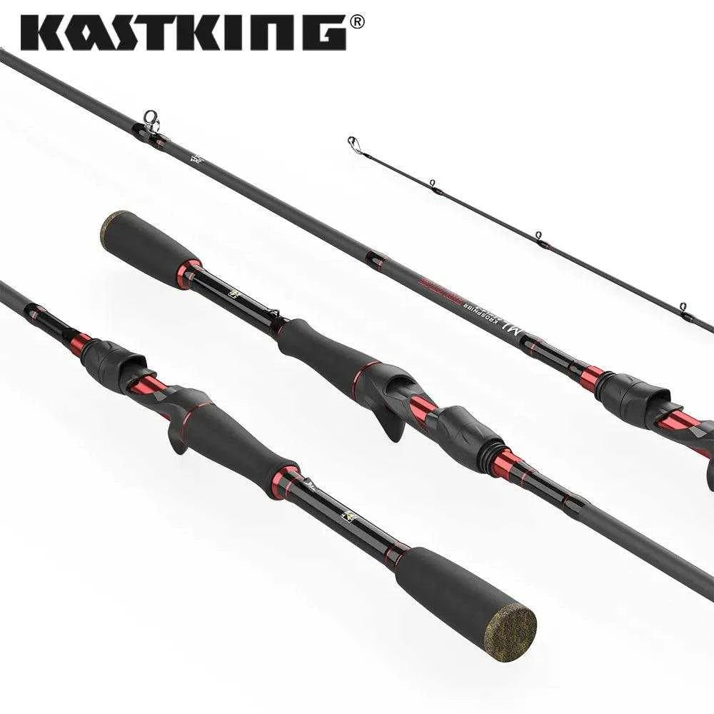 KastKing Brutus Carbon Spinning Rod with ergonomic grip and premium carbon construction for precision and sensitivity.