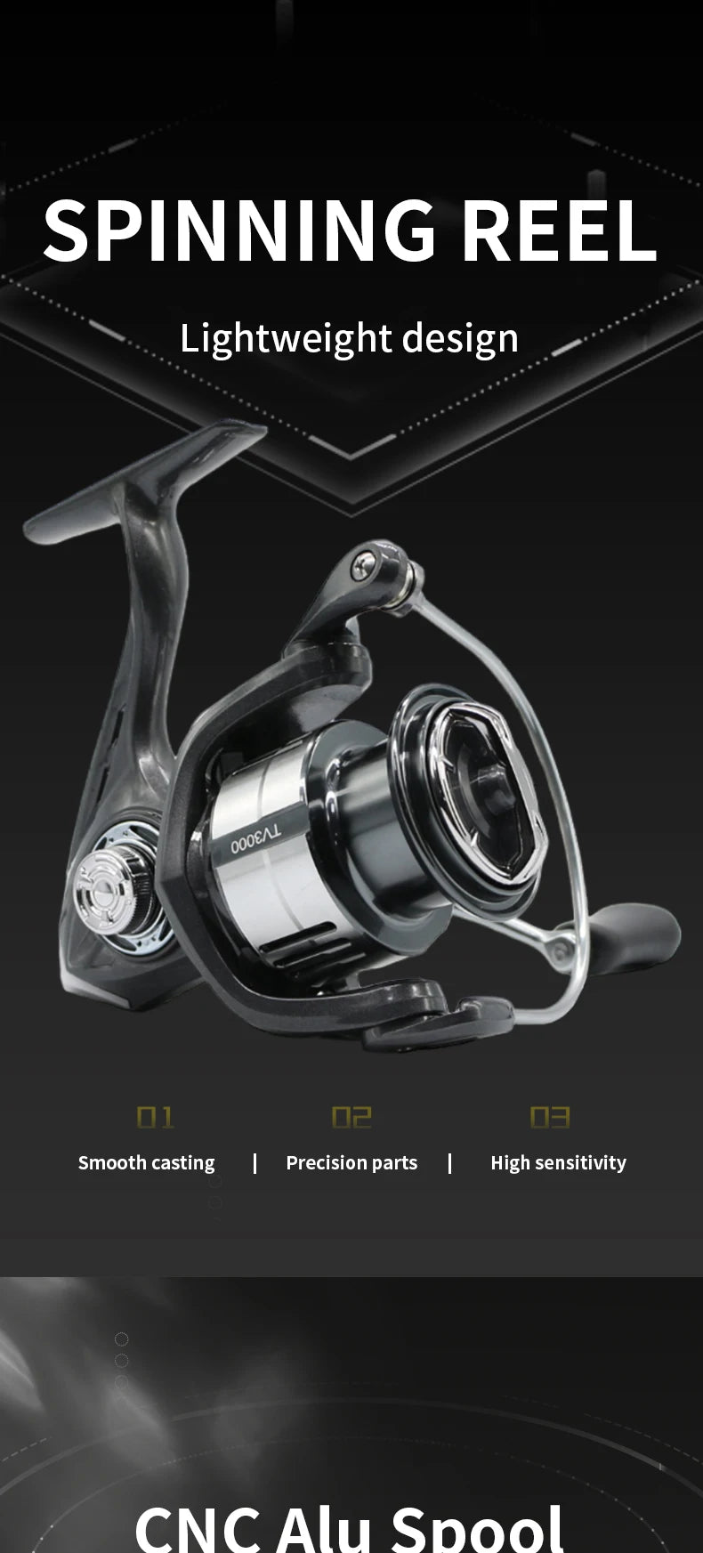 buy ultra light fishing reel Rooblinos TV Ultralight Spinning Fishing Reel: For Surfcasting And – Nex Fisher Hub