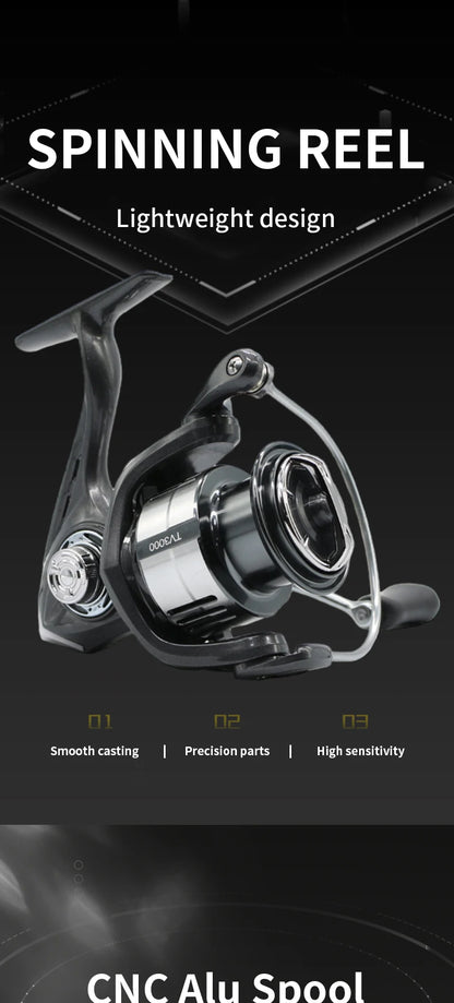 Rooblinos TV Ultralight Spinning Fishing Reel: For Surfcasting And Jigging