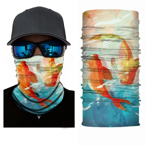 YIQISTART Fish Animal Design Neck Gaiter: Your Fishing Essential Scarf