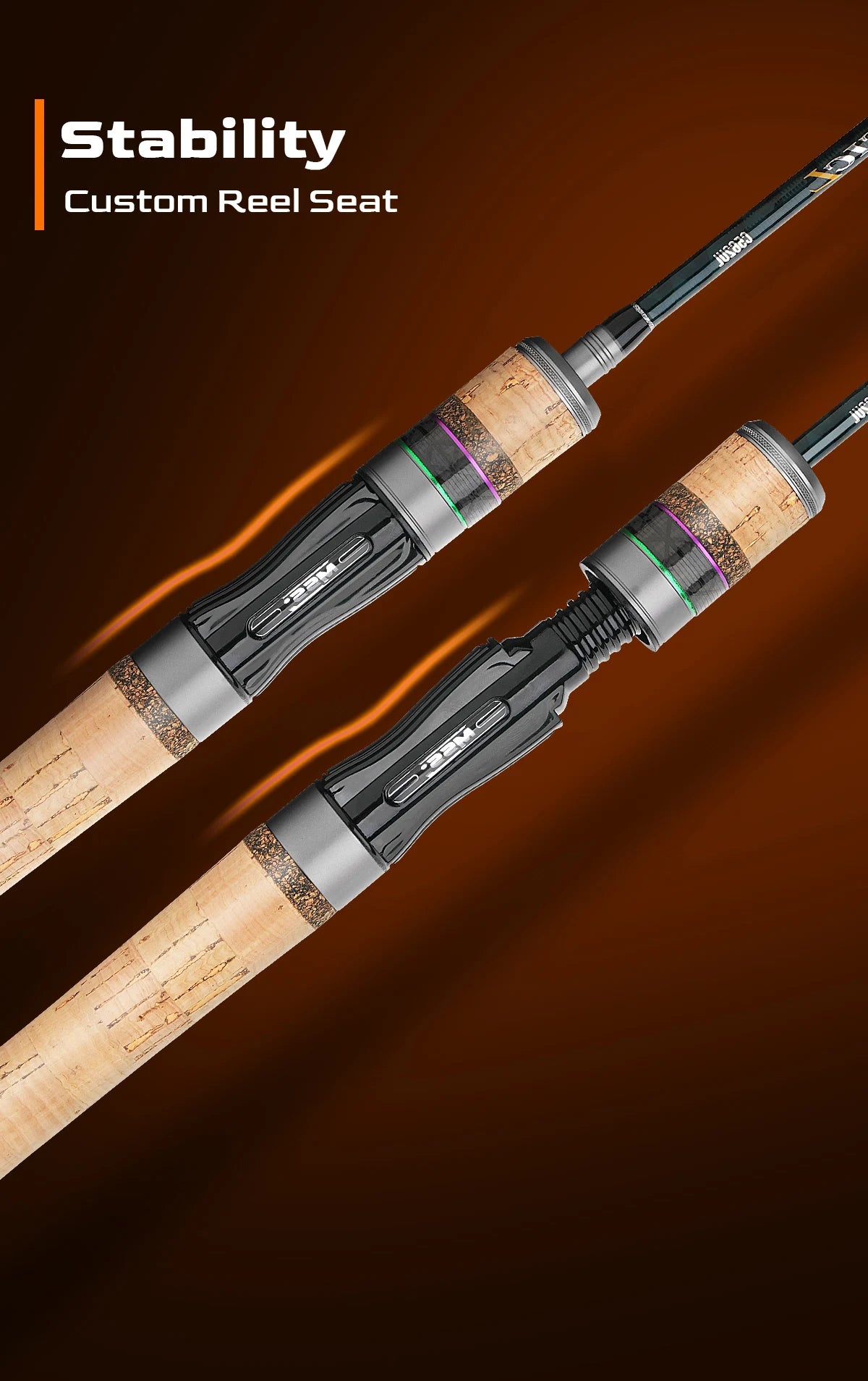 HANDING Magic L Micro BFS Fishing Rod 78g Carbon Fishing Rod Lure Weight 1-8g FUJI® O+A Guide Rings UL/L Casting Rod - Nex Fisher Hub