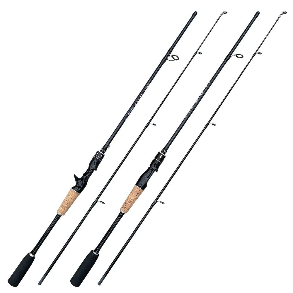 GHOTDA Ultralight Carbon Fiber Lure Fishing Rod 2-Sections