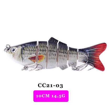 AYWFISH Lifelike Multi Jointed Sinking Wobblers Fishing Lures For Pike Swimbait Crankbait Minnow Trout Bass Fishing Tackle Baits - Nex Fisher Hub