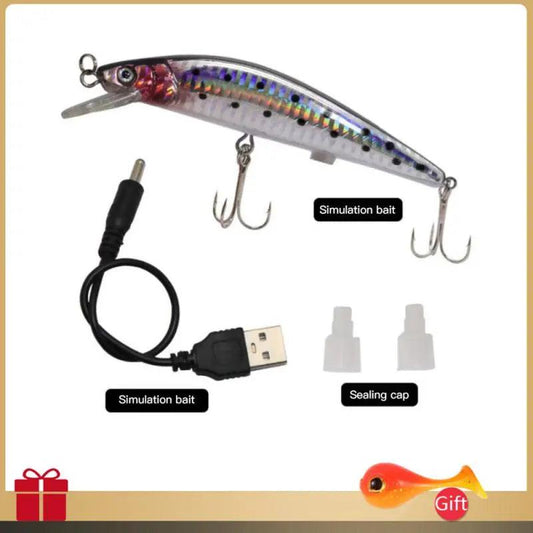 Robotic Fishing Lure Electric Wobbler For Electronic Bait Auto Swimming Swimbait USB Rechargeable LED Light Professional Baits - Nex Fisher Hub