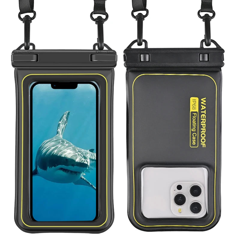 HAISSKY High Quality Waterproof Phone Pouch with Floating Design up to 7.9"