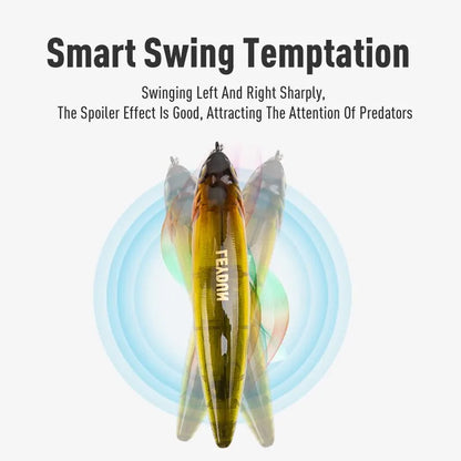 LEYDUN Z-Claw Floating Pencil Lures (2pc): Topwater Walk-the-Dog for Bass And Pike