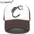 Casquette de pêche CLIMATE FISH conçue pour les pêcheurs