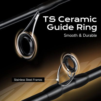 HANDING Pioneer Trout Rod and Ajing Fishing Rods Fast Action UL/L Power 24 Ton Carbon Fibers TS Ceramic Guide