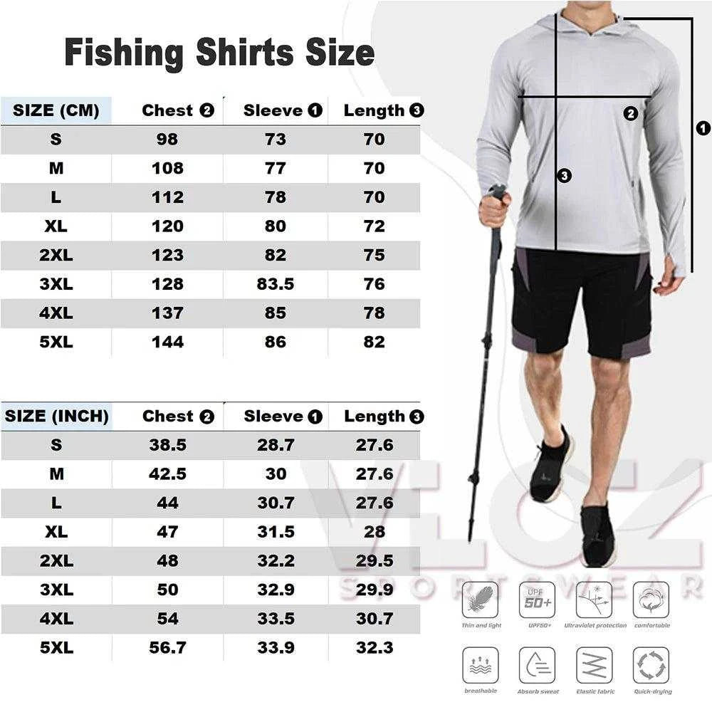 Pelagic Fishing Clothing Mask Hooded Fishing Shirts Men Long Sleeve Upf 50+ Uv Protection Fishing Tops Camouflag Camisa De Pesca - Nex Fisher Hub