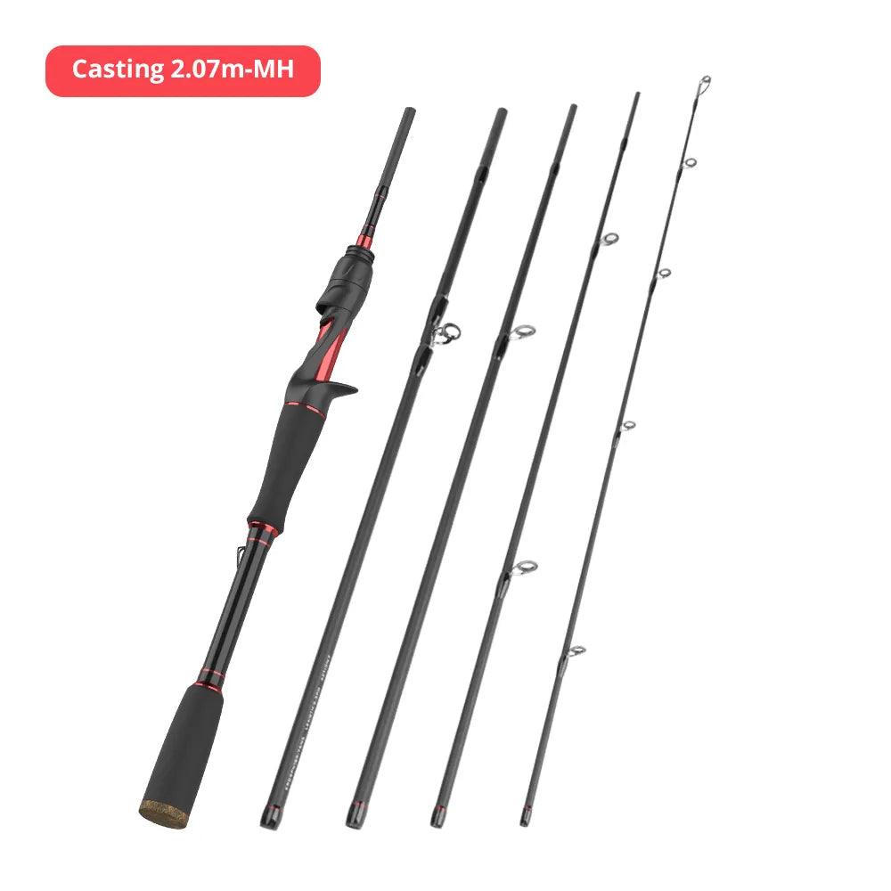 KastKing Brutus Carbon Casting Rod - Nex Fisher Hub