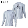 Chemise technique de pêche à manches longues HUK avec protection UV : performance et respirabilité pour les pêcheurs d'été