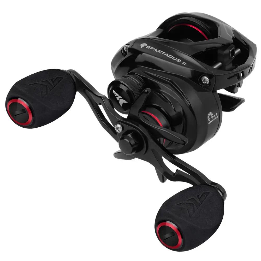 KastKing Spartacus II Baitcasting Reel 7.2:1 with ergonomic design and advanced features for smooth performance.