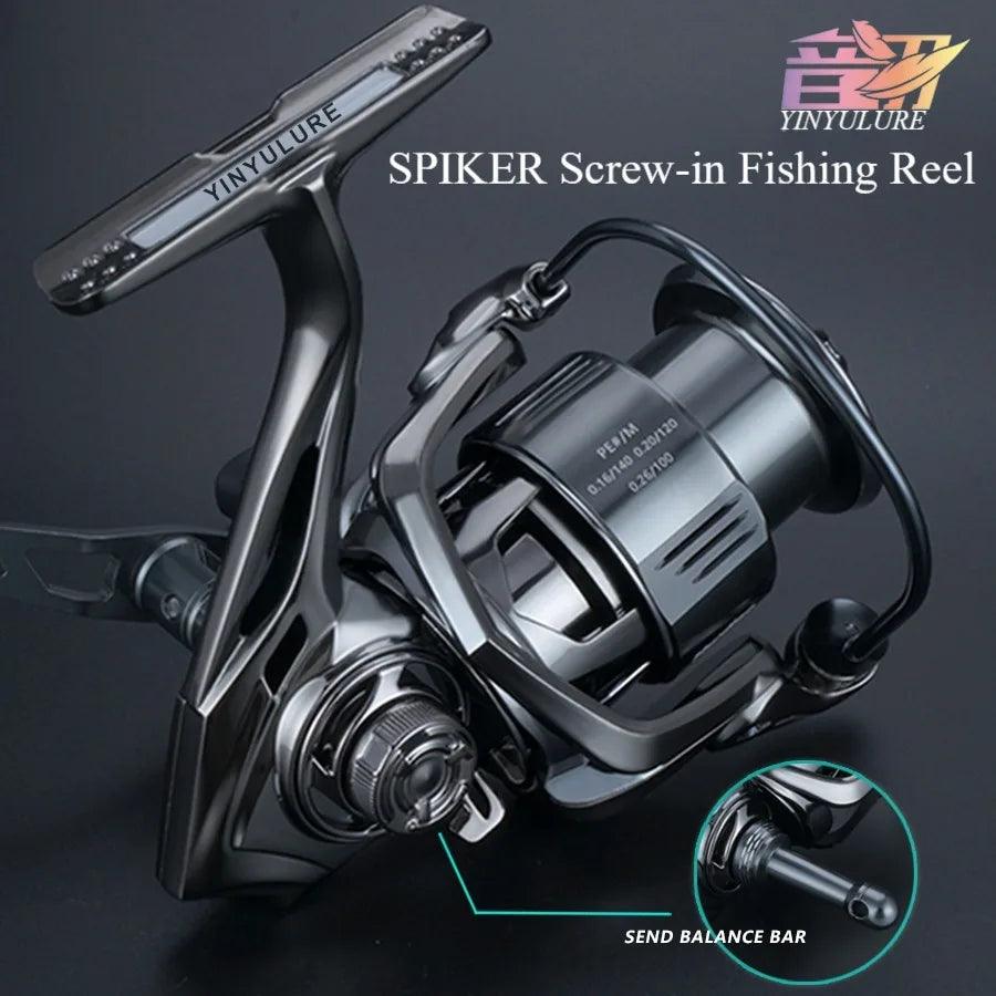 YINYU SPIKER 2023 Screw-in type Reel Carbon Double Handle - Nex Fisher Hub