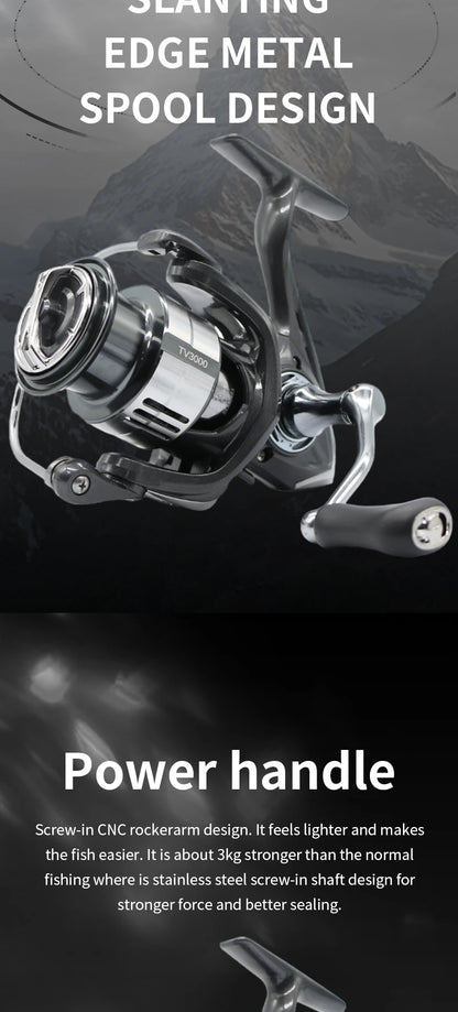 Rooblinos TV Ultralight Spinning Fishing Reel: For Surfcasting And Jigging