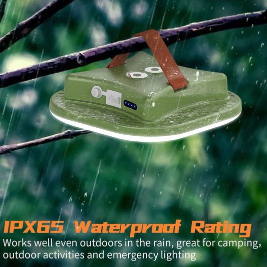 IPX65 waterproof MOS-LY01 Multifunctional LED Lantern ideal for camping and outdoor use.