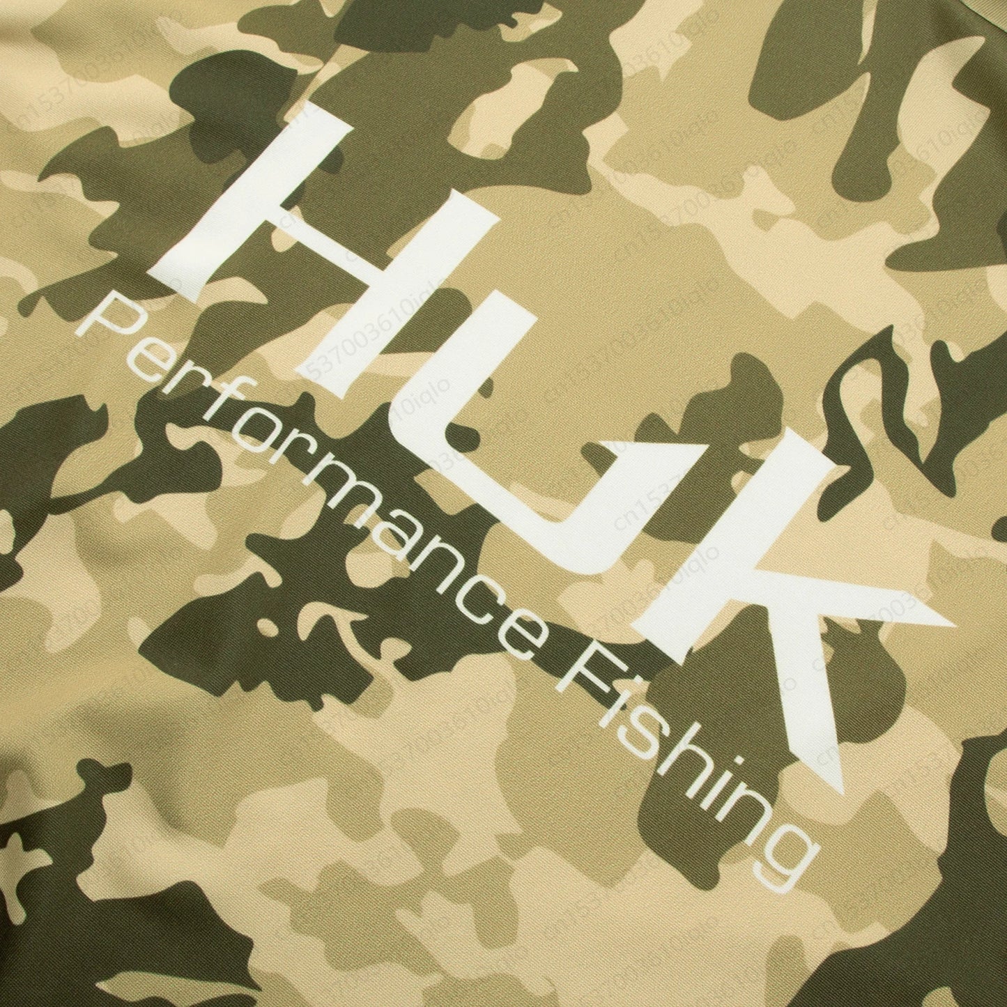 HUK Camouflage Long Sleeve Hooded Fishing Shirt with Mask: UPF 50+ UV Protection for Men