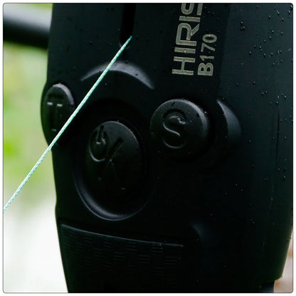 HIRISI B170 Carp Fishing Bite Alarm: Adjustable Volume, Tone, and Sensitivity LED Indicator