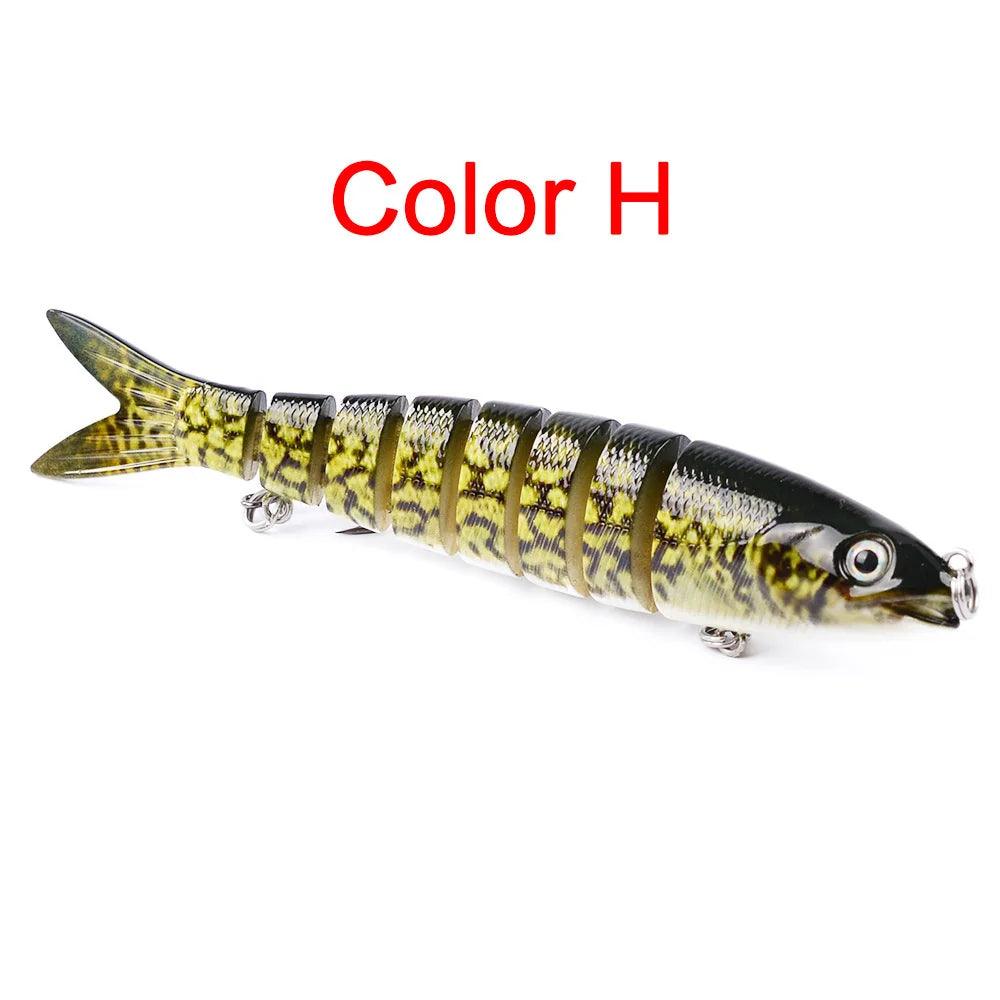 1PCS Multi-section Minnow Fishing Lure 13.5cm 19g Artificial Hard Bait Swimbait Lifelike Wobbler Crankbait Pesca Fishing Tackle - Nex Fisher Hub