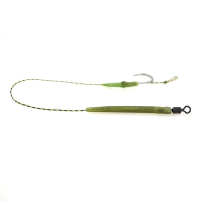 Hrisi 20Pcs Anti Tangle Sleeves Connect With Hook for Carp Fishing