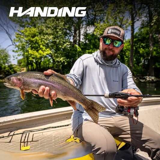 HANDING Pioneer Trout Rod and Ajing Fishing Rods Fast Action UL/L Power 24 Ton Carbon Fibers TS Ceramic Guide