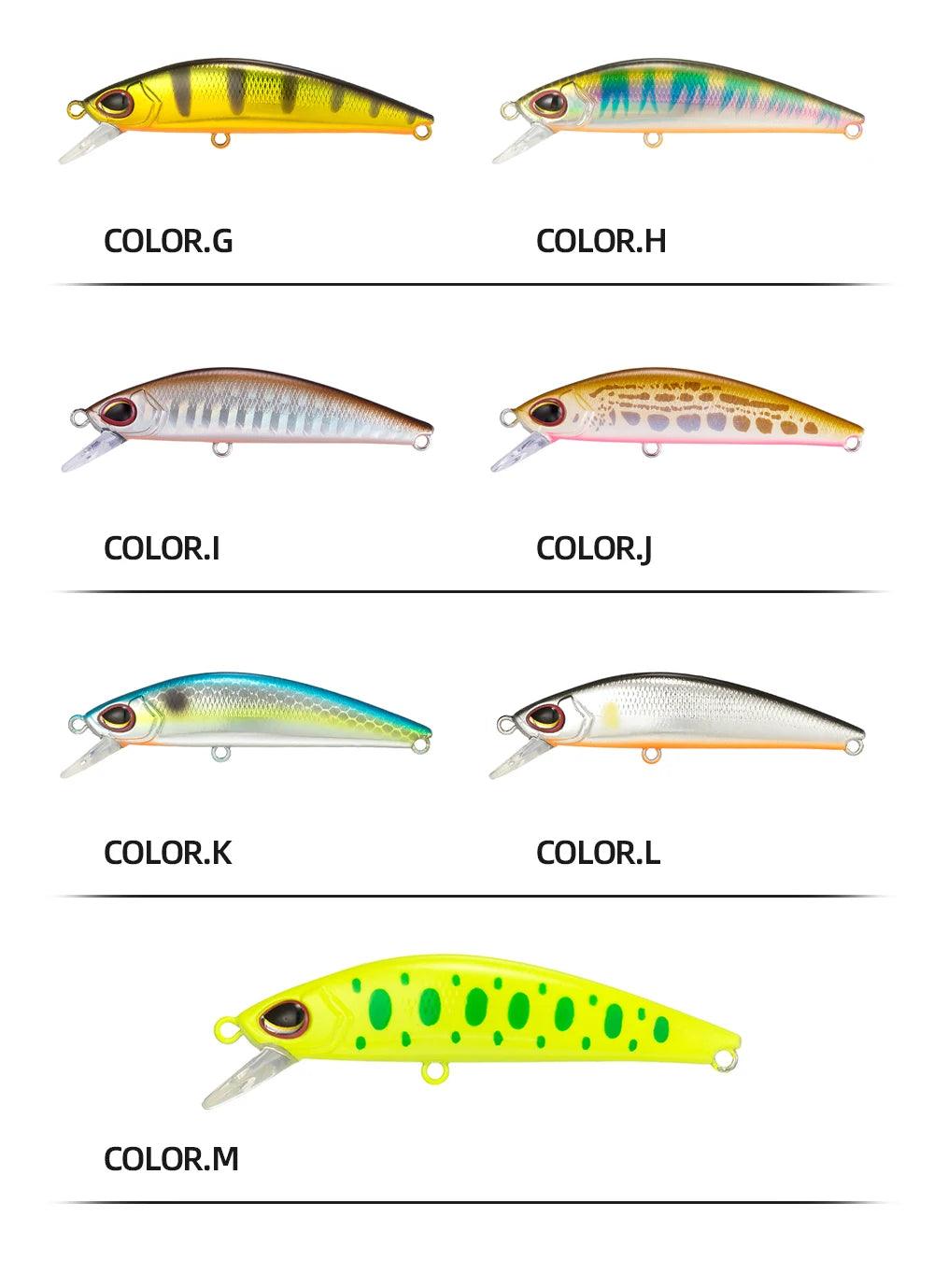 Japanese Design Pesca Wobbling Fishing Lure 63mm 8.5g Sinking Minnow Isca Artificial Baits for Bass Perch Pike Trout - Nex Fisher Hub