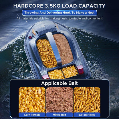 NFH Outdoor 3 Hopper - The 7KG Payload RC Bait Boat - Nex Fisher Hub