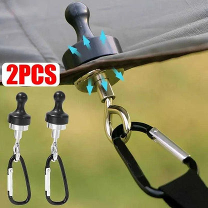 Camping Magnetic Hook Strong Suction Separable Multifunctional Outdoor Tent Canopy Carabiner Magnet Hanger Camping Accessories - Nex Fisher Hub