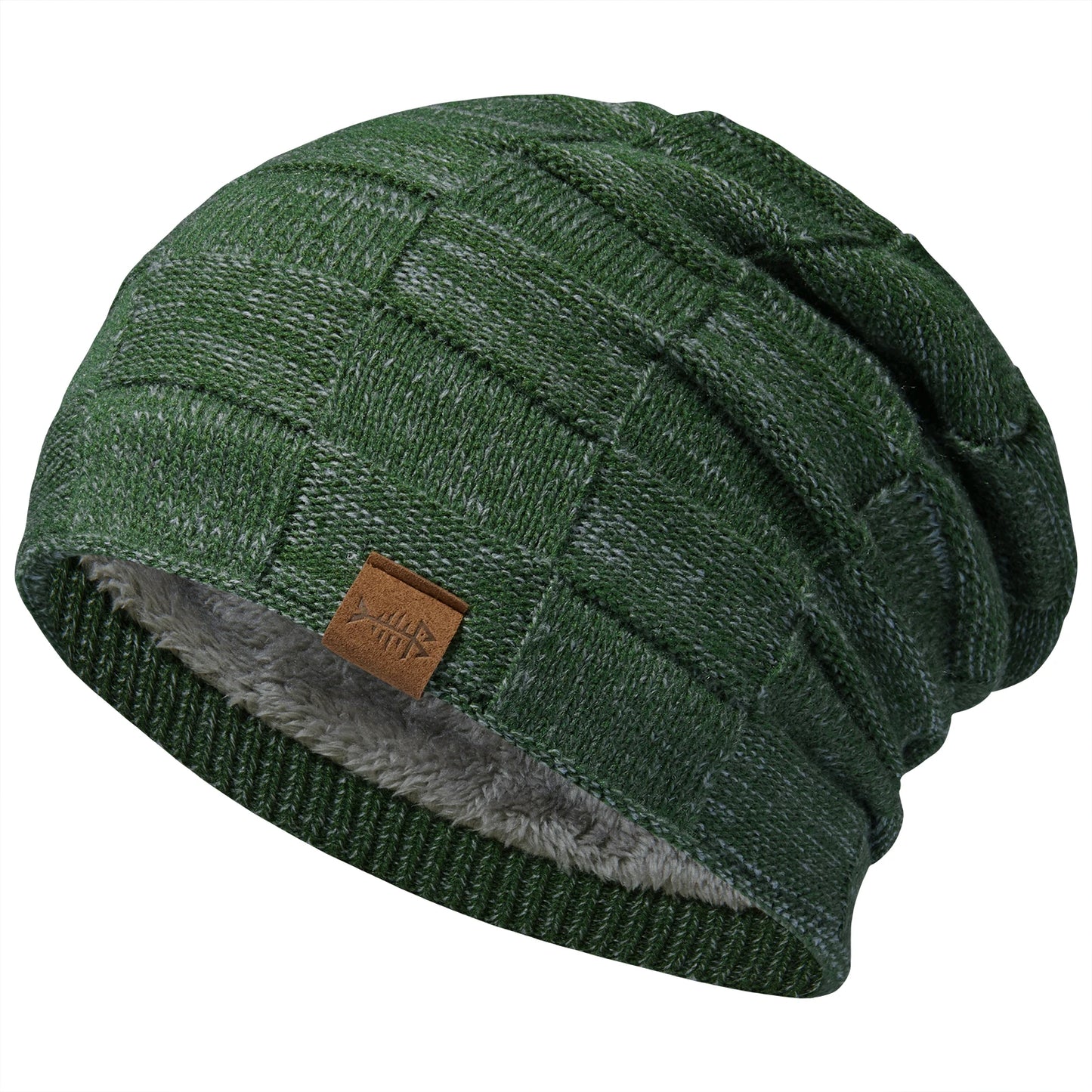 BASSDASH Winter Slouchy Beanie: Stay Warm and Comfortable on the Water