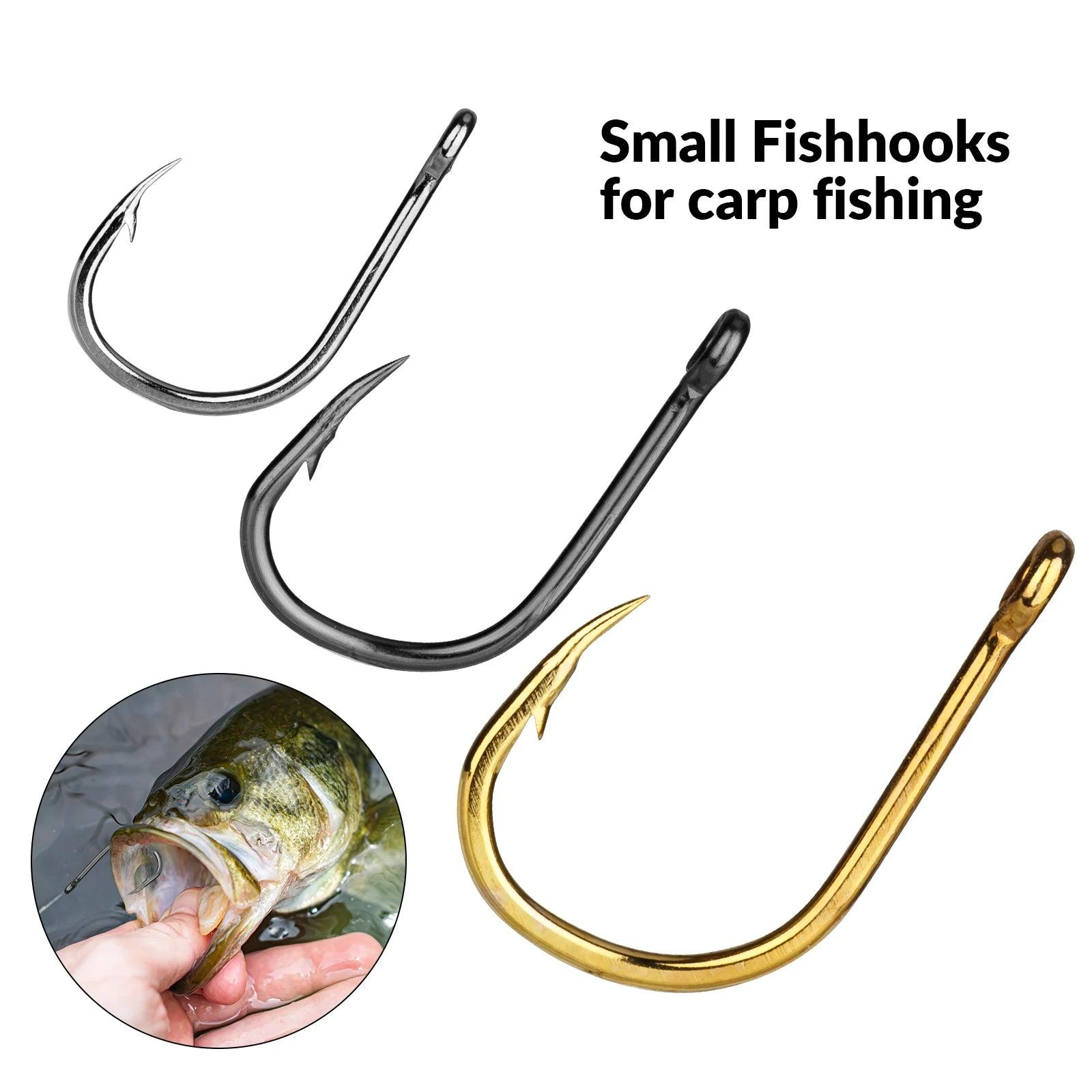 carp fishing hook set THKFISH 500-Piece Barbed Hook Set