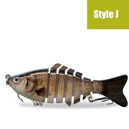 AUKUMA JIESHOU7S 7-joint swimbait with lifelike design and realistic S-shaped action.