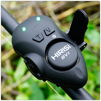 HIRISI SV1 Carp Fishing Bite Alarm Set And 100M Range Receptor: Wireless Indicator
