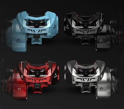 KastKing Spartacus II Baitcasting Reels in various colors, highlighting design and features for fishing enthusiasts.