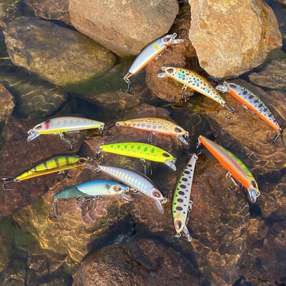 Japanese Design Pesca Wobbling Fishing Lure 63mm 8.5g Sinking Minnow Isca Artificial Baits for Bass Perch Pike Trout - Nex Fisher Hub