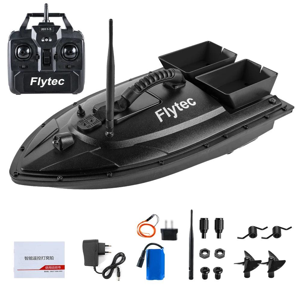 GPS Fixed Speed Cruise Remote Control Fishing Finder Boat  with Single Bait Containers Automatic Bait Boat with Remote Control - Nex Fisher Hub