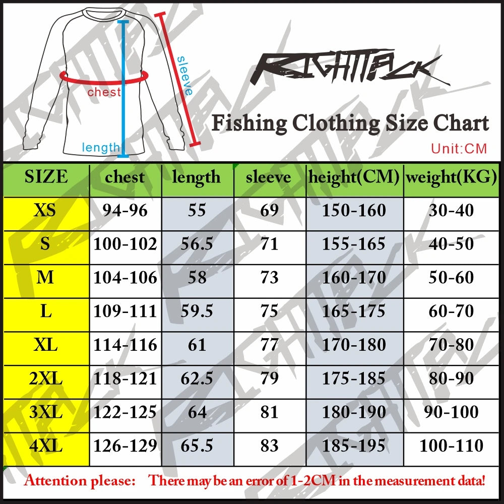 RIGHTTRACK Men's Hooded Fishing Shirt UPF50+ UV Protection