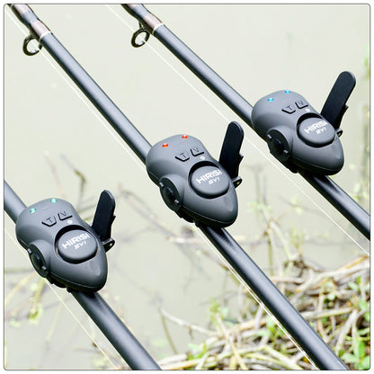 HIRISI SV1 Carp Fishing Bite Alarm Set And 100M Range Receptor: Wireless Indicator